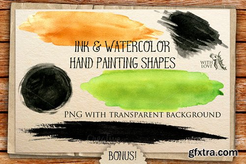 CreativeMarket Big Irish Watercolor Ink Set 562178