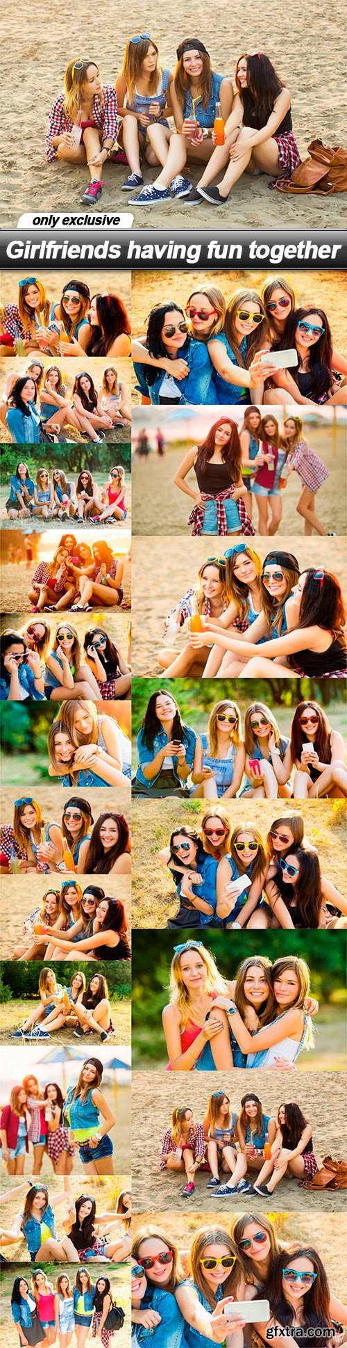 Girlfriends having fun together - 20 UHQ JPEG