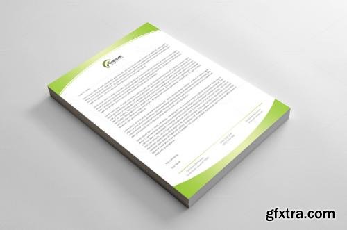 CreativeMarket Light Corporate Letterhead 562122