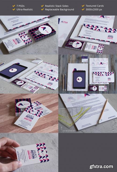 CreativeMarket Branding / Stationery Mockup 561573