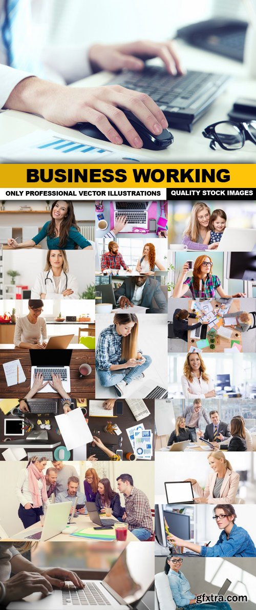 Business Working - 20 HQ Images