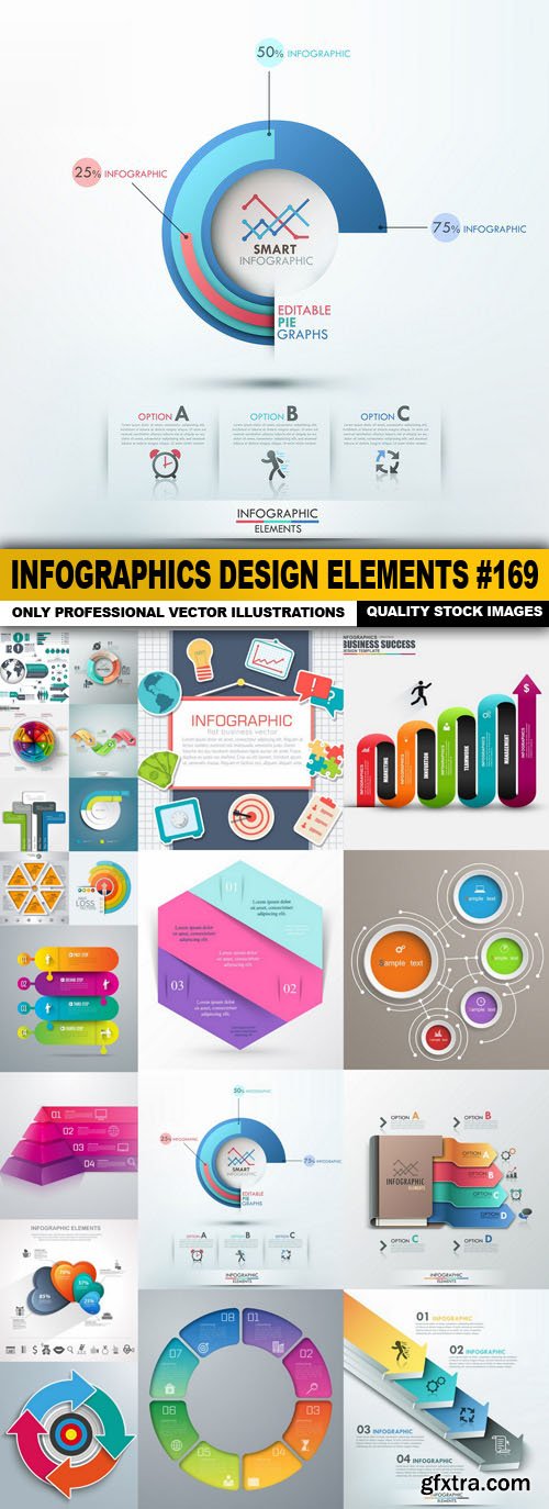 Infographics Design Elements #169 - 20 Vector