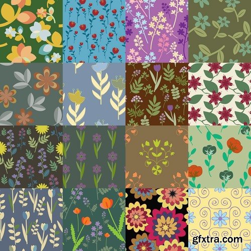 Collection of wallpaper pattern background is skin 25 EPS