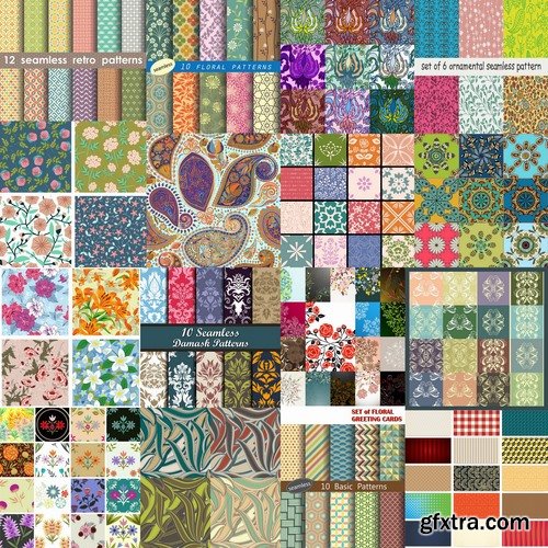 Collection of wallpaper pattern background is skin 25 EPS