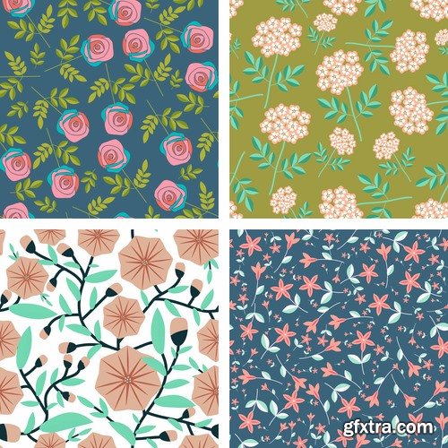 Collection of wallpaper pattern background is skin 25 EPS