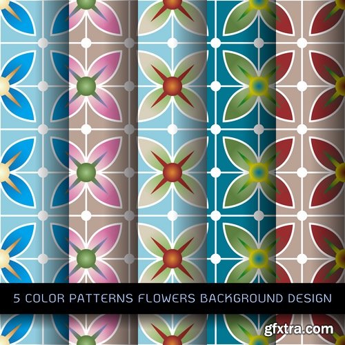 Collection of wallpaper pattern background is skin 25 EPS