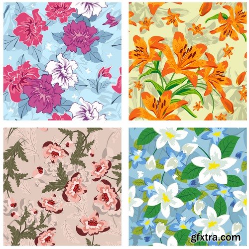 Collection of wallpaper pattern background is skin 25 EPS