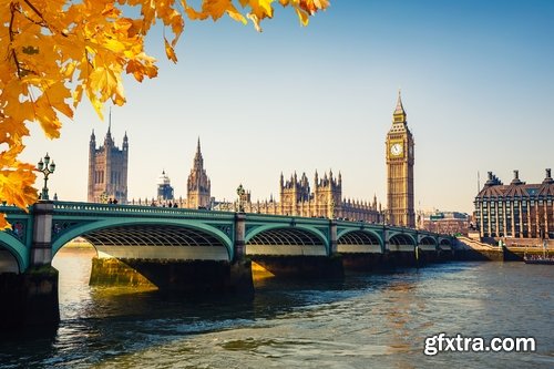 Collection of England London Bridge Big Ben evening city 25 HQ Jpeg