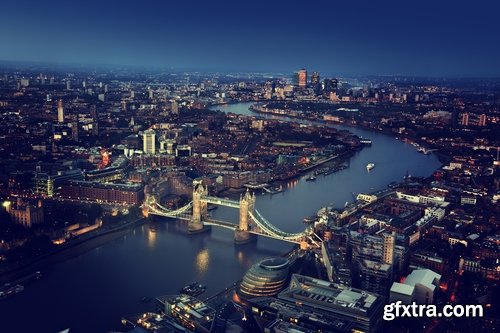 Collection of England London Bridge Big Ben evening city 25 HQ Jpeg