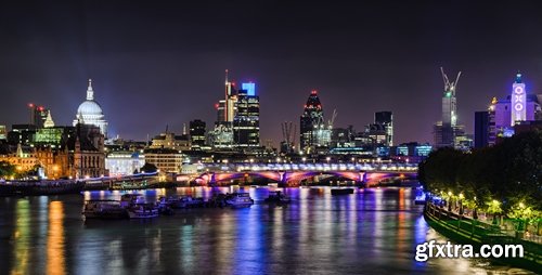 Collection of England London Bridge Big Ben evening city 25 HQ Jpeg