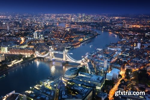 Collection of England London Bridge Big Ben evening city 25 HQ Jpeg