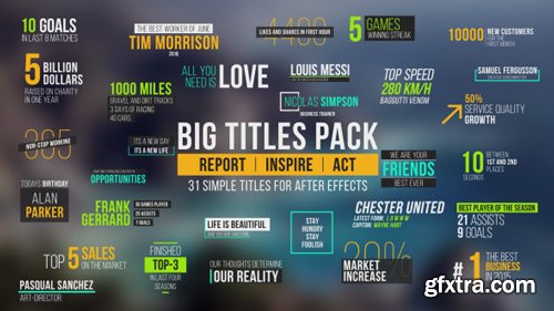Videohive - Big Titles Pack - 15078771