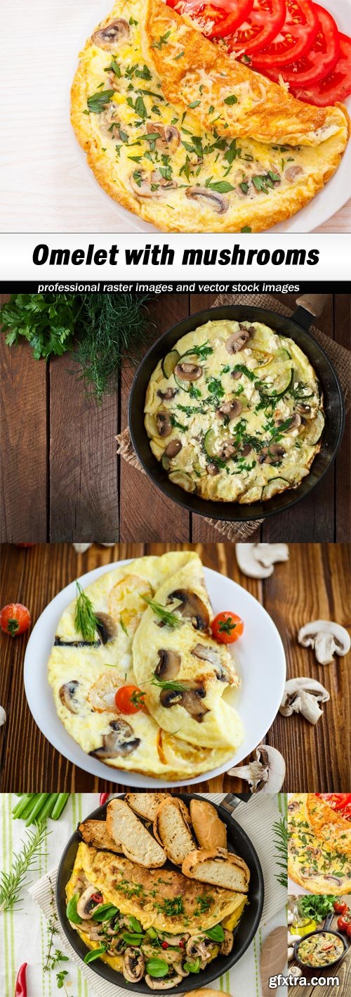 Omelet with mushrooms