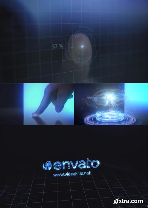 Videohive - Futuristic Energy Circles Logo - 15092126