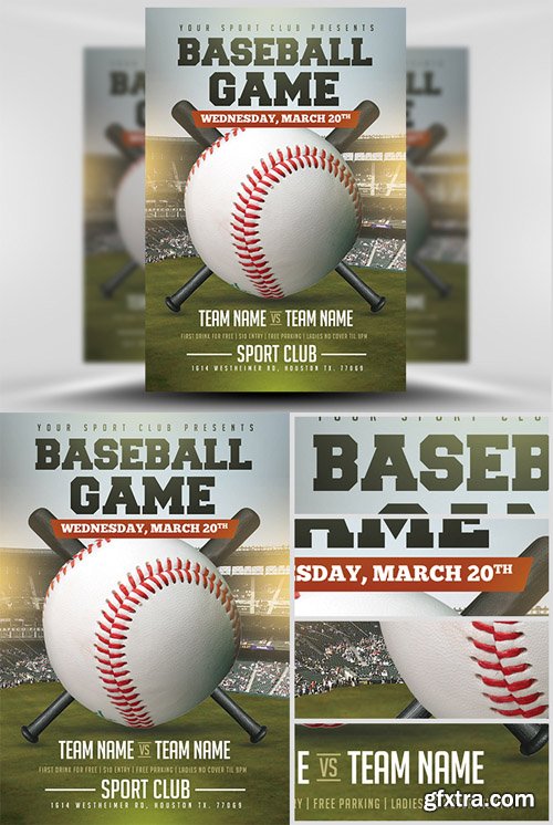 Baseball Flyer Template 2