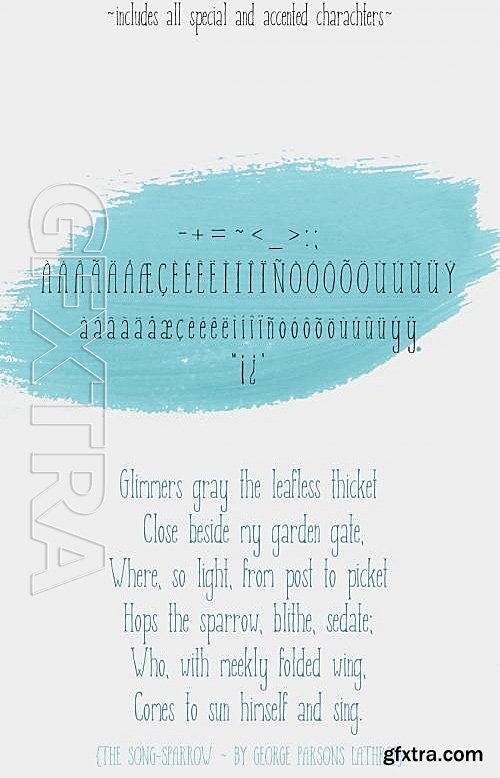 CM - Picket Fence - Handdrawn Font 548985