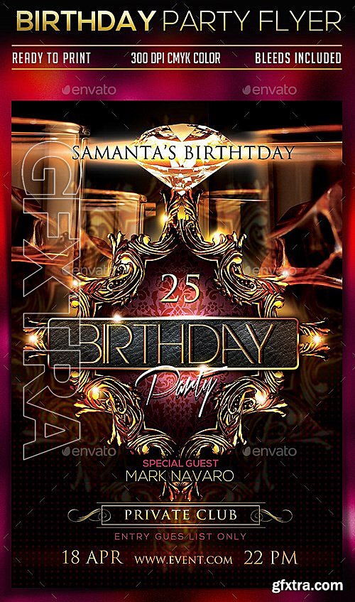 GraphicRiver - Birthday Party Flyer 10368721