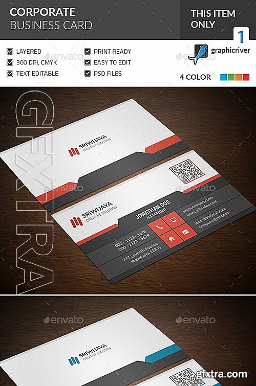 GraphicRiver - Corporate Business card 13101954