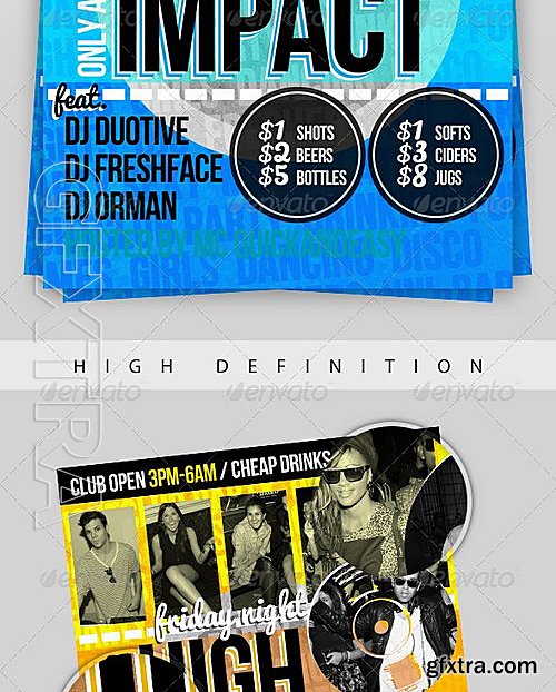 GraphicRiver - High Impact - A5 PSD Flyer Template 628416