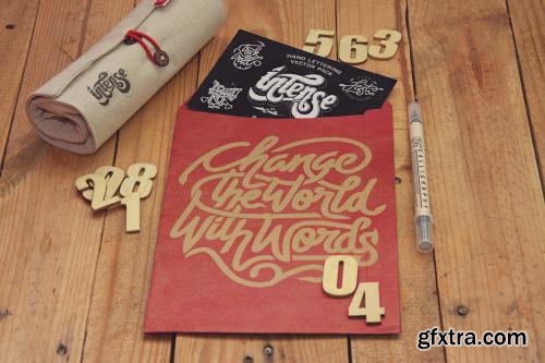 CreativeMarket Photo Letter Mockup 2 562536