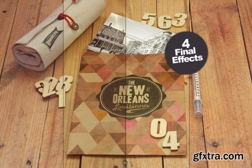 CreativeMarket Photo Letter Mockup 2 562536