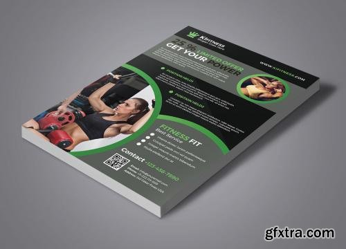 CreativeMarket Fitness Flyer 567416