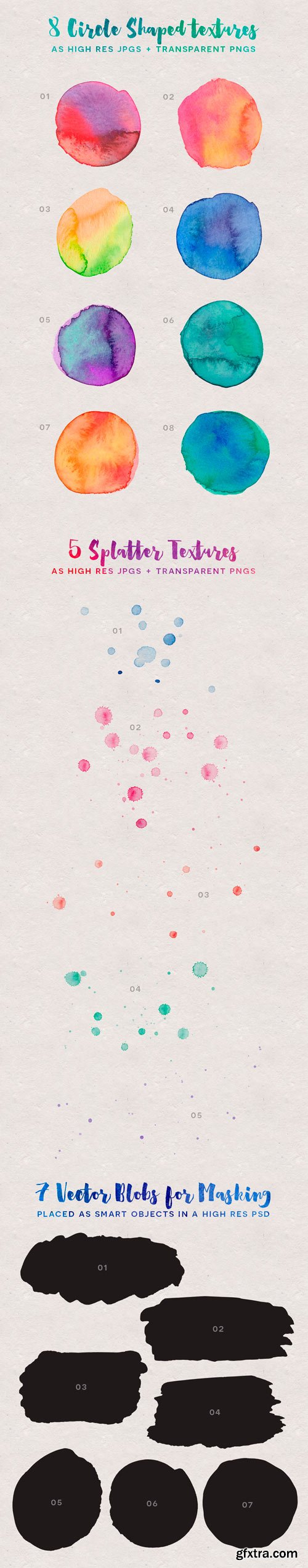 CM 243959 - Watercolor Texture Kit