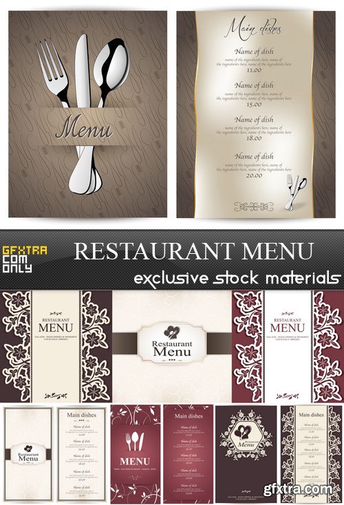 Restaurant Menu - 7 EPS