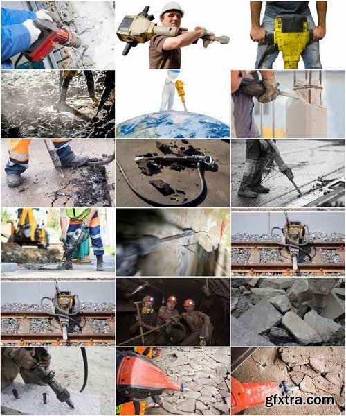 Collection hammer repair Construction worker 25 HQ Jpeg