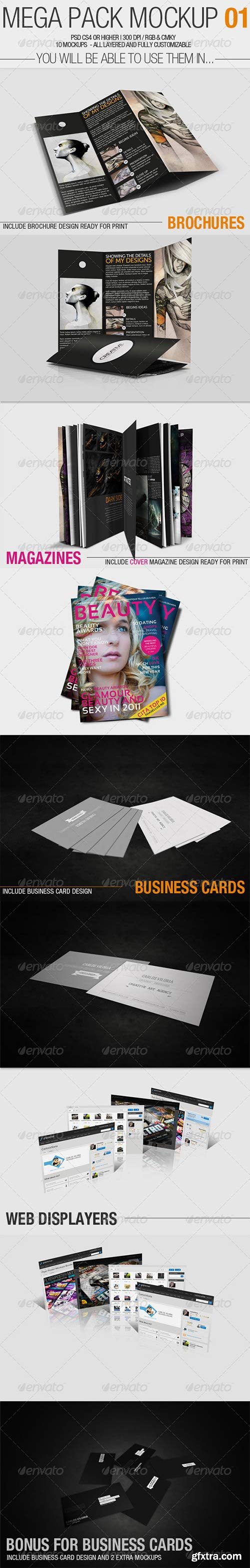 GraphicRiver - Mega Pack Mock-Up #1 64374