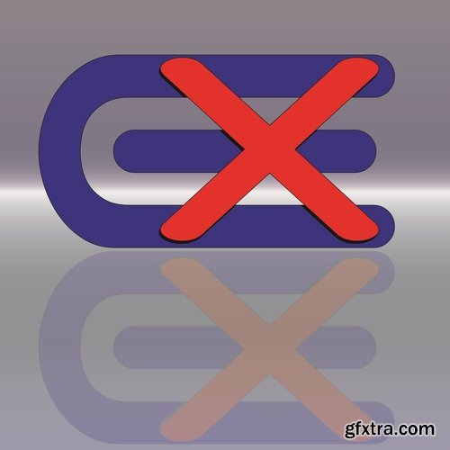 Collection picture vector logo illustration of the business campaign 26-25 EPS