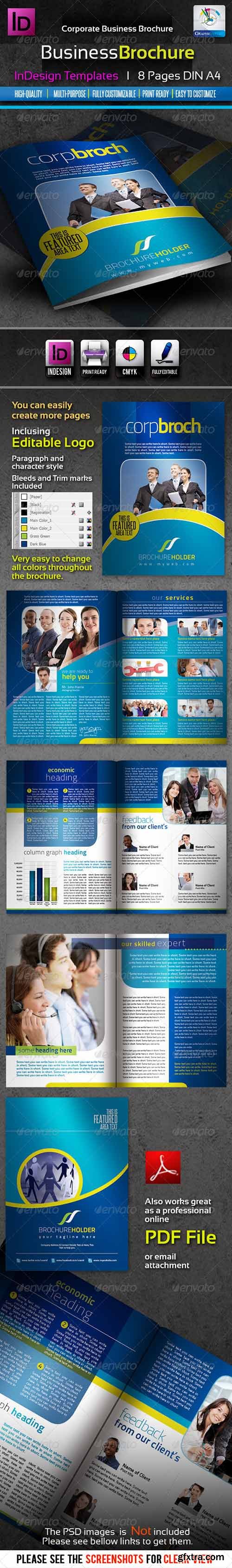 GraphicRiver - Corporate Business InDesign Brochure 8pages 1911081