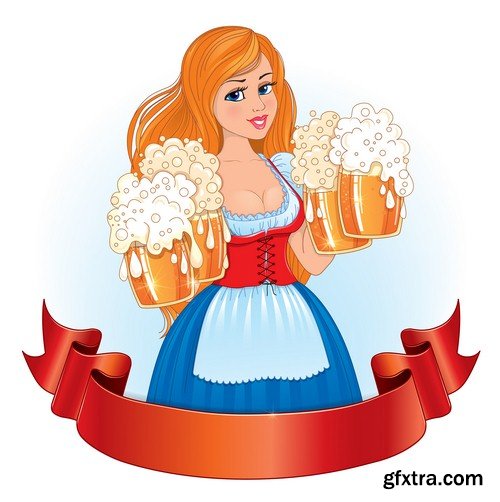 Girl with beer