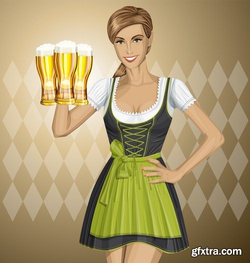 Girl with beer