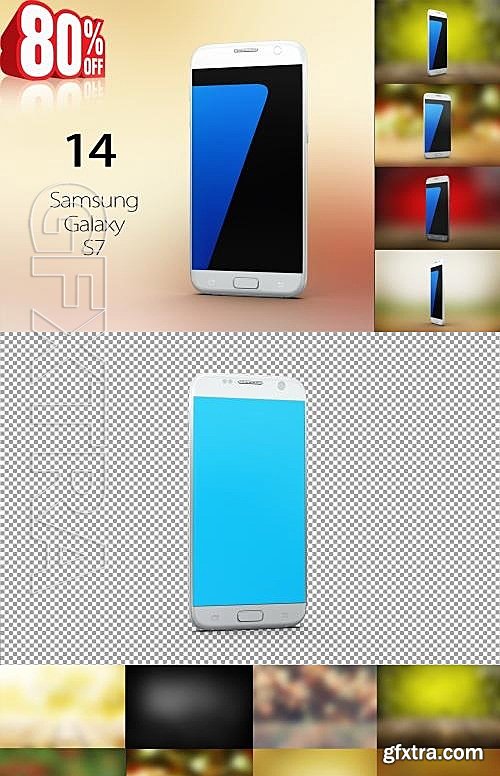 CM - Bundle Samsung Galaxy s7 Mock Up 566677