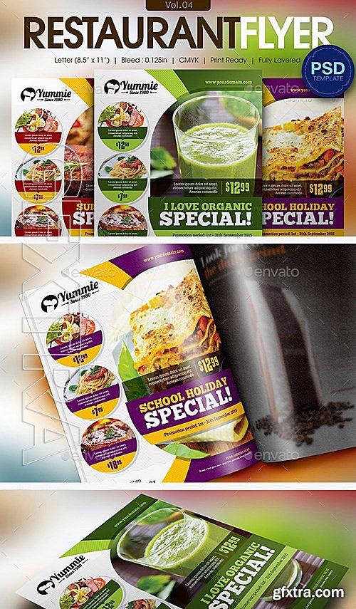 GraphicRiver - Restaurant Flyer Vol04 11596077