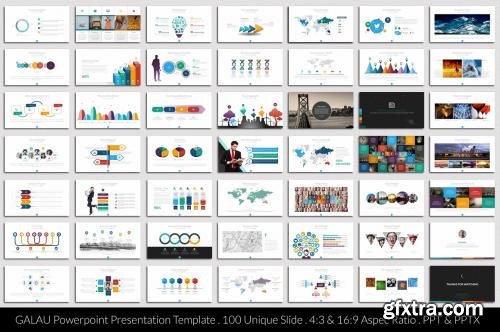 CreativeMarket Galau Powerpoint Template 181140