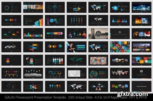 CreativeMarket Galau Powerpoint Template 181140