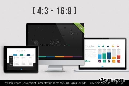 CreativeMarket Galau Powerpoint Template 181140