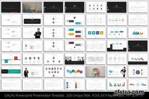 CreativeMarket Galau Powerpoint Template 181140