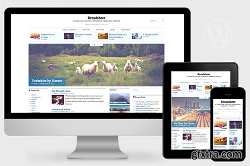 Broadsheet v1.1.4 - Newspaper Theme - CM 108643