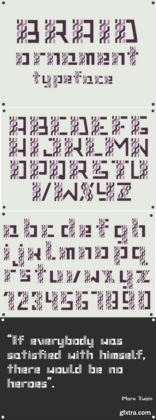 CM - Braid Font 572386