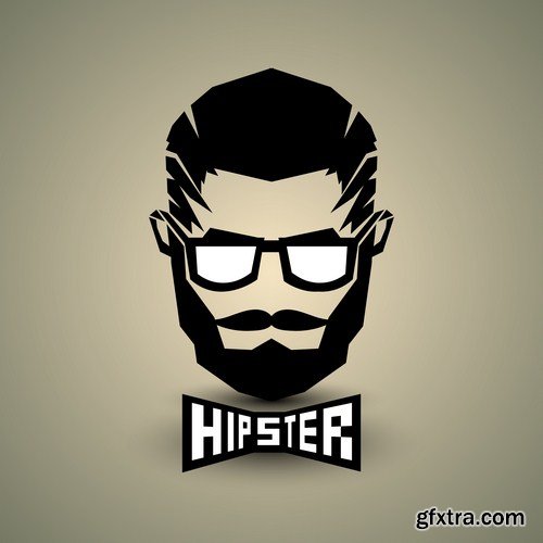 Hipster men fashion 16X EPS