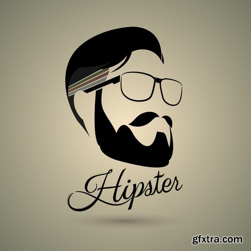 Hipster men fashion 16X EPS