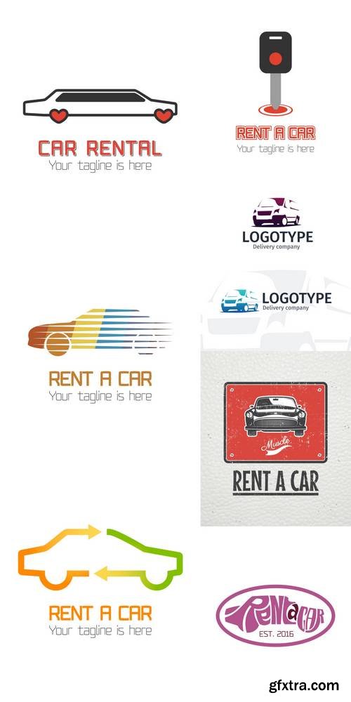 Car Rental Vector Template