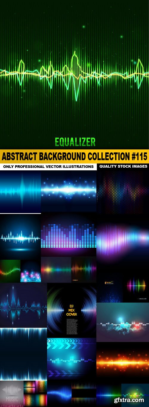 Abstract Background Collection #115 - 25 Vector