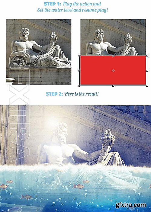 GraphicRiver - Underwater Photoshop Action 15142690