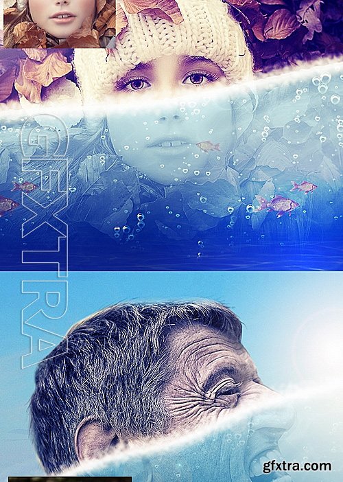 GraphicRiver - Underwater Photoshop Action 15142690