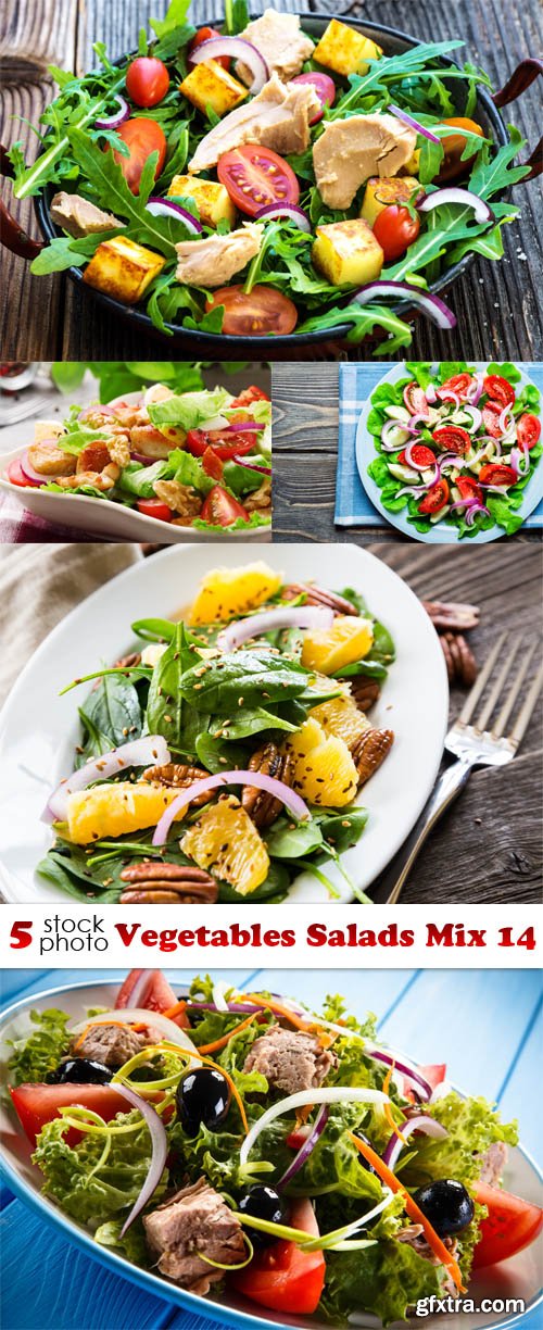 Photos - Vegetables Salads Mix 14