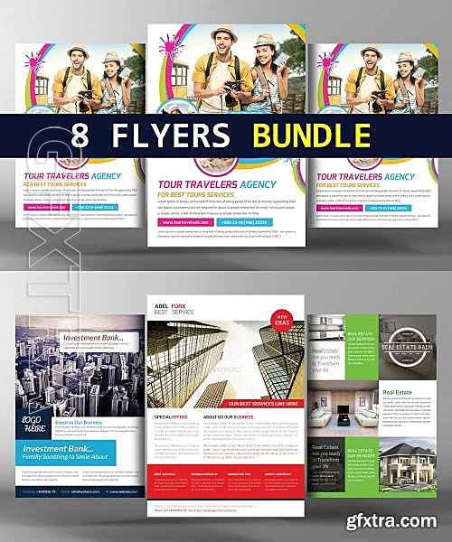 CM - 8 Corporate Business Flyers Bundle 111376